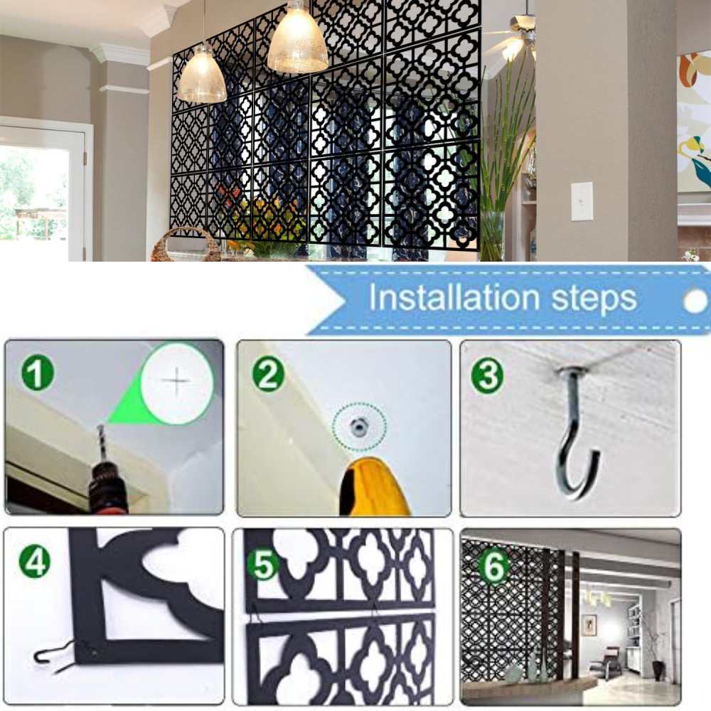 Hanging Room Divider - White: image 5