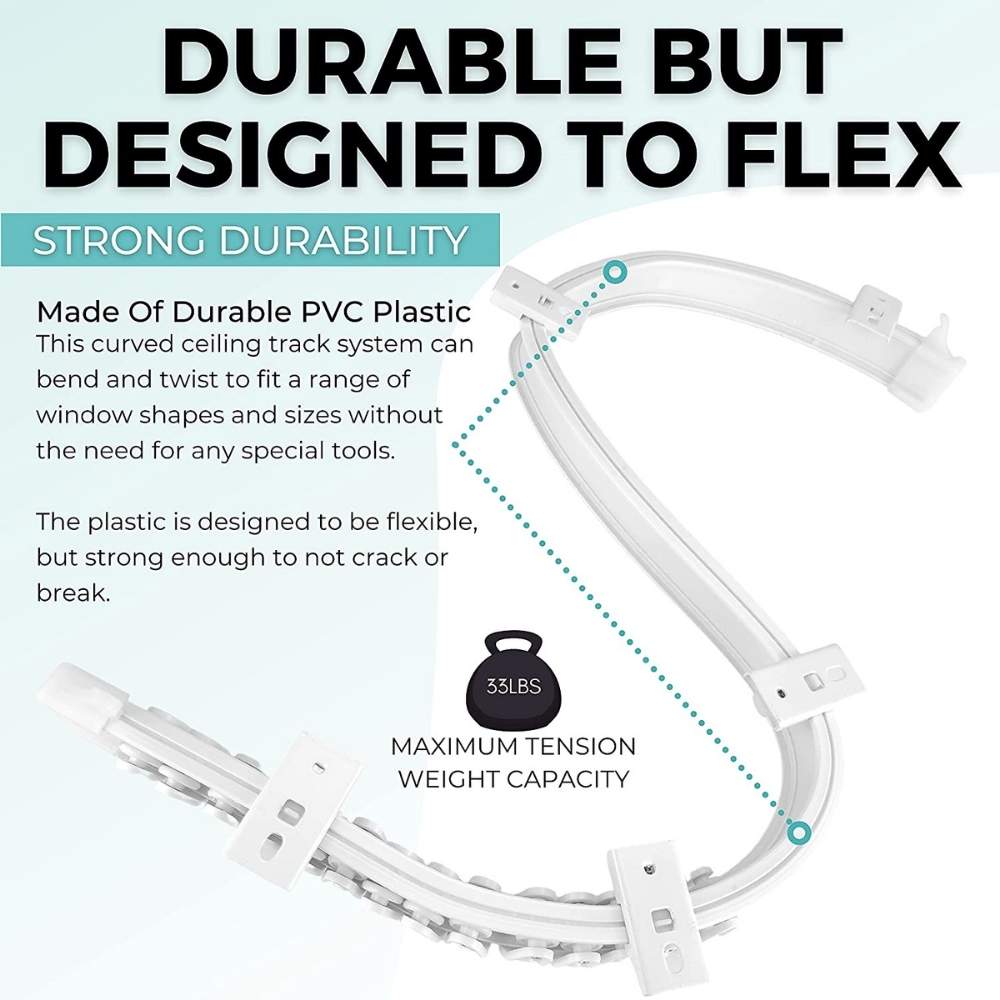 Bendable Curtain Track Ceiling Mount: image 3