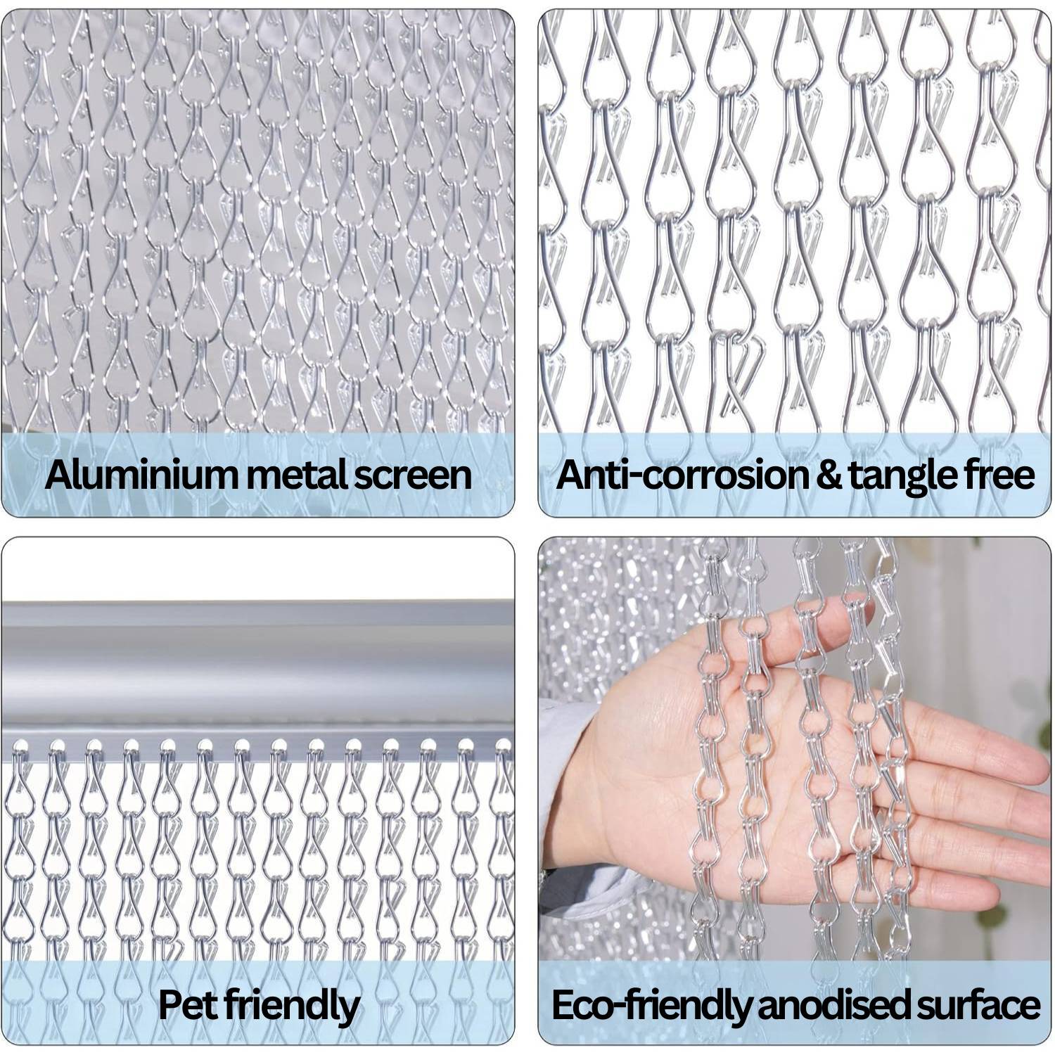 Chain Mail Curtain - Silver: image 5