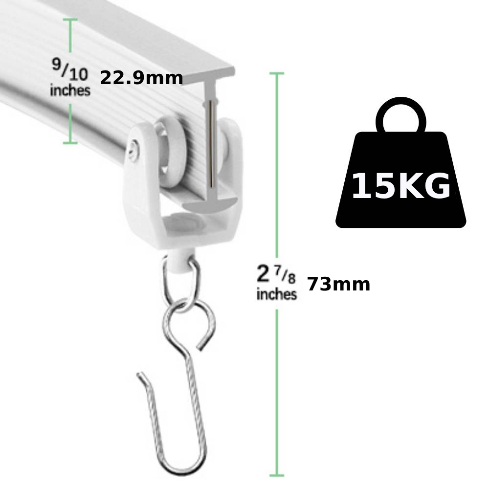 Flexible Ceiling Curtain Track: image 7